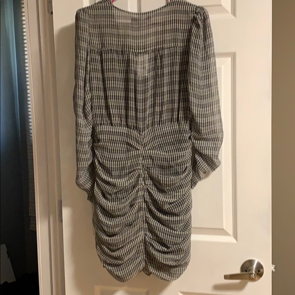 Brand new Dynamite ruched chiffon dress - Picture 7 of 8